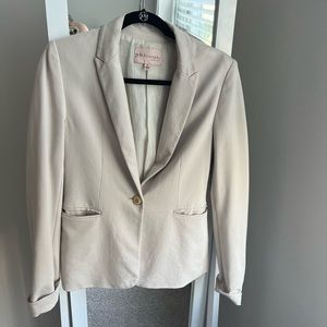 Philosophy Republic Lined Blazer in Cream Size S